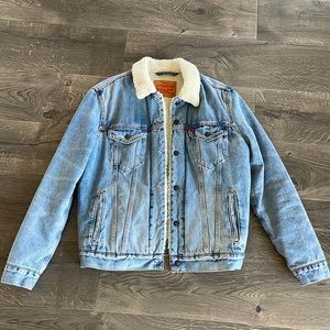 Medium Levi’s Denim Sherpa Jacket